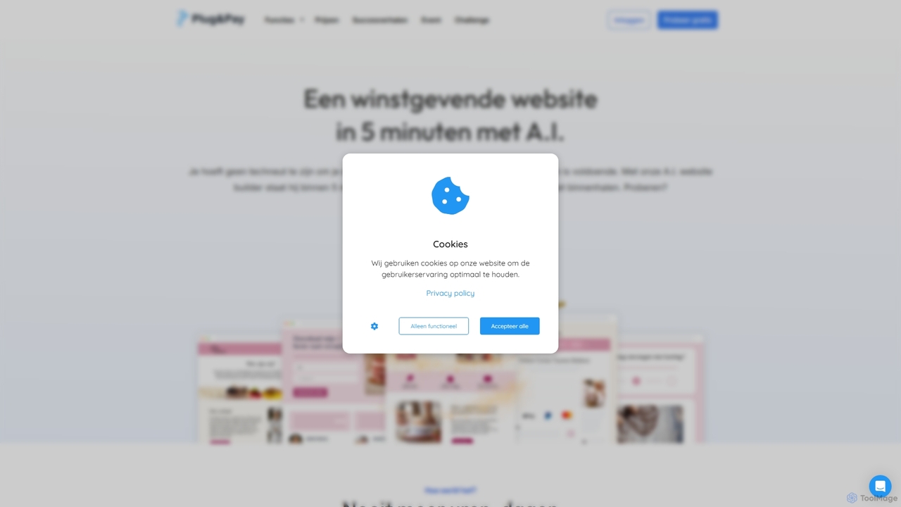 Maak je eigen website met AI | Plug&Pay® for Plug&Pay