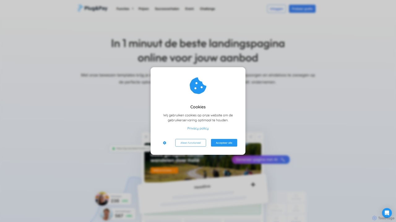 Landingspagina maken? | Plug&Pay® for Plug&Pay