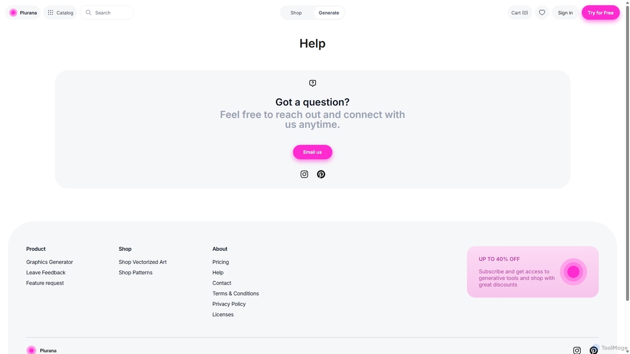 Plurana: Generate vector design for Plurana