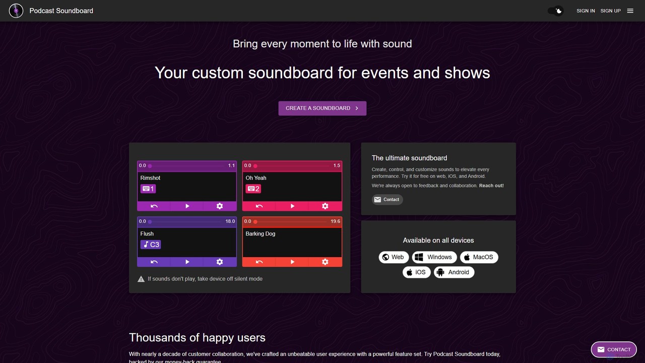 Podcast Soundboard