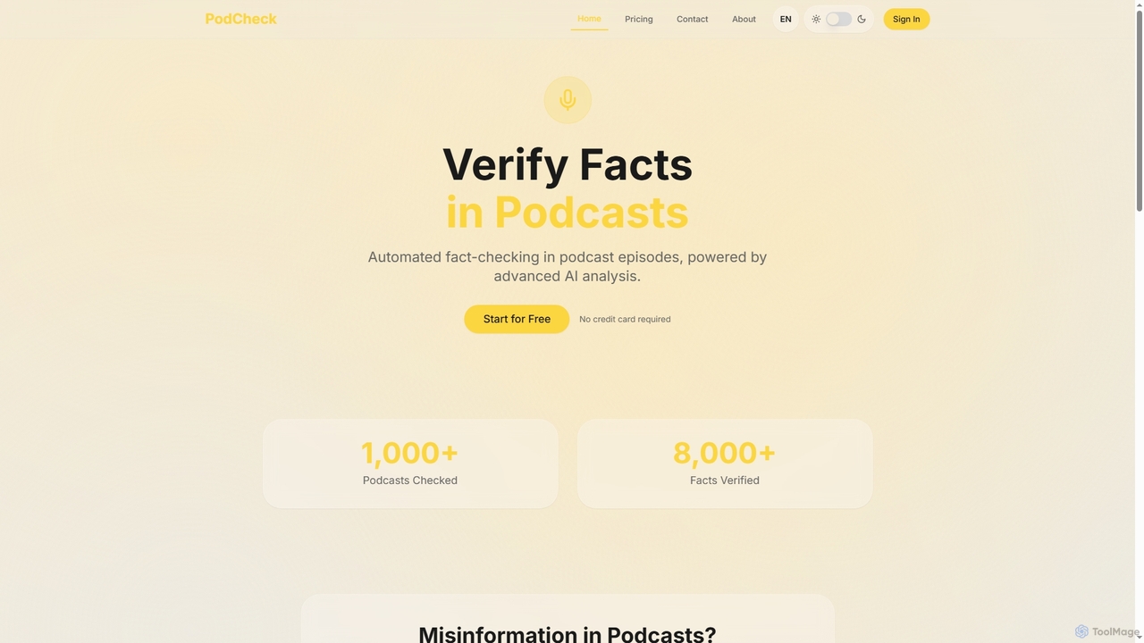 preview for PodCheck