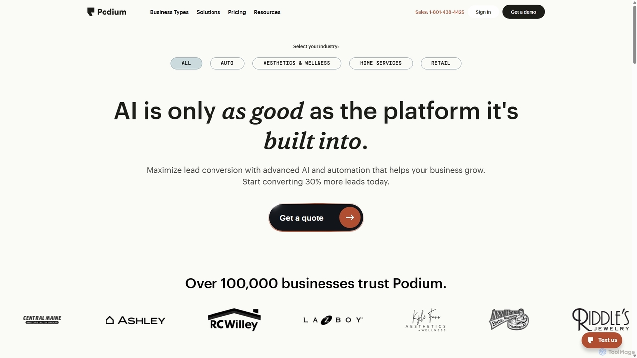 Podium Pricing & Plans for Podium