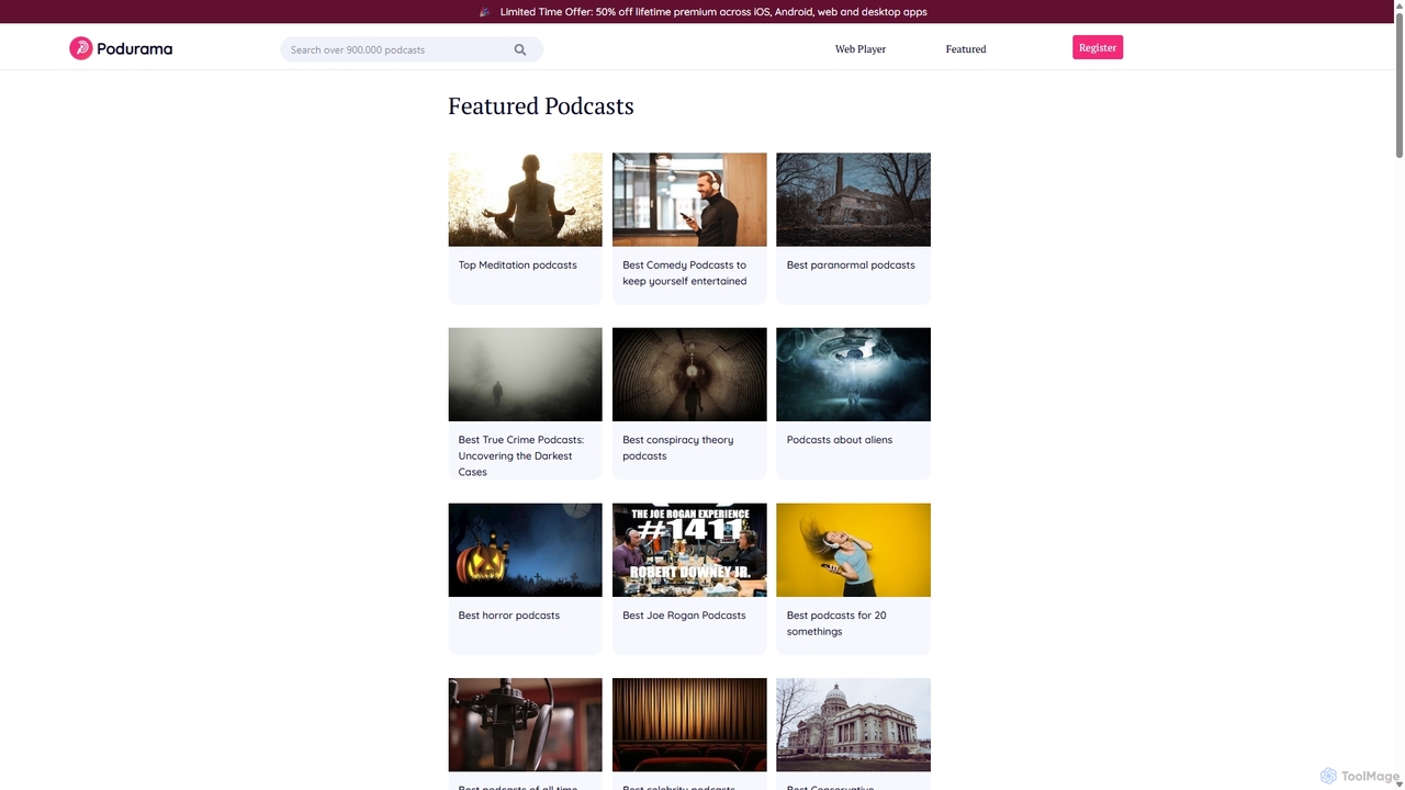 Featured Podcasts for Podurama