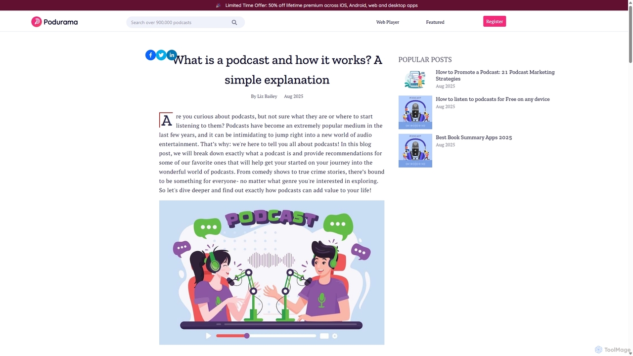 What is a podcast and how it works? A simple explanation for Podurama