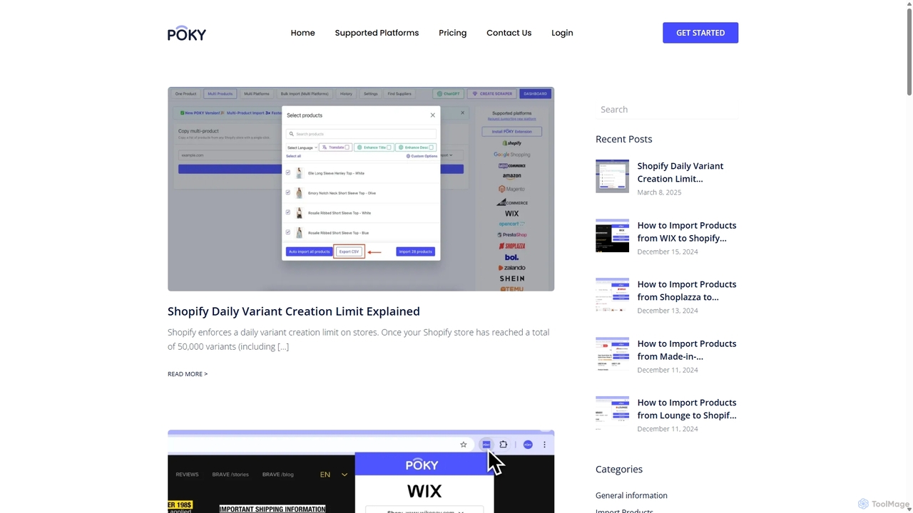 Ecommerce Dropshipping Blog - POKY - for POKY