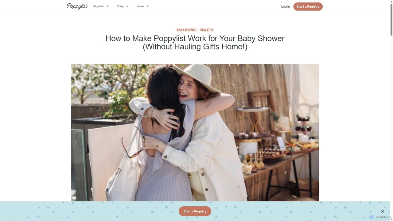 How to Make Poppylist Work for Your Baby Shower (Without Hauling Gifts for Poppylist