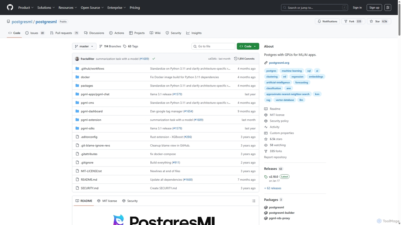 预览图 for PostgresML