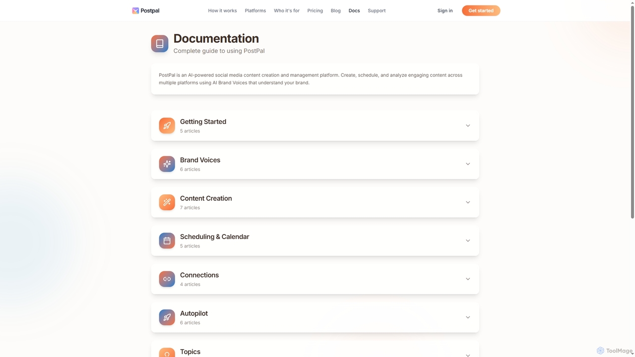 PostPal AI social media posts from your website for PostPal