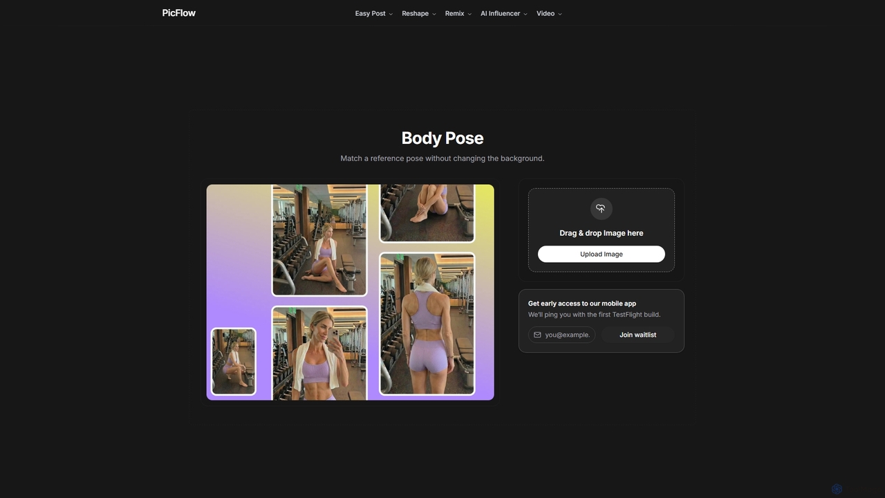 Body Pose for Postplus
