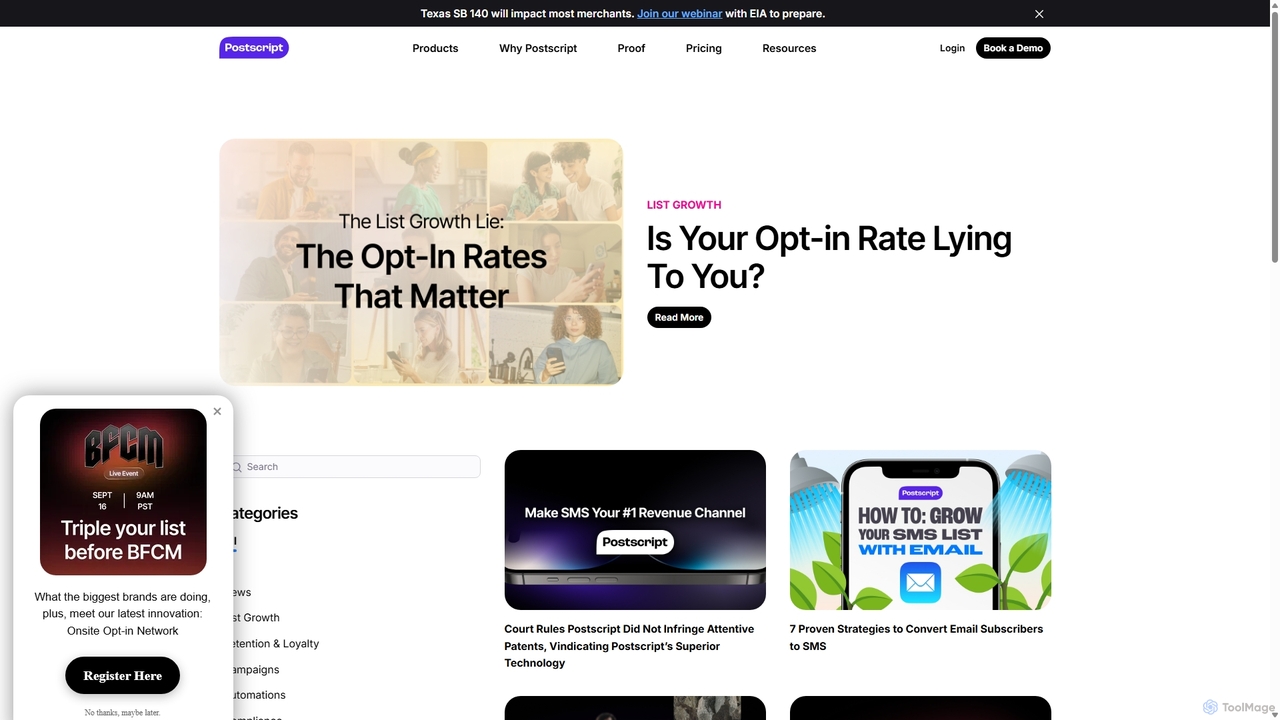 Blog - Postscript - Enterprise SMS Marketing For Shopify for Postscript