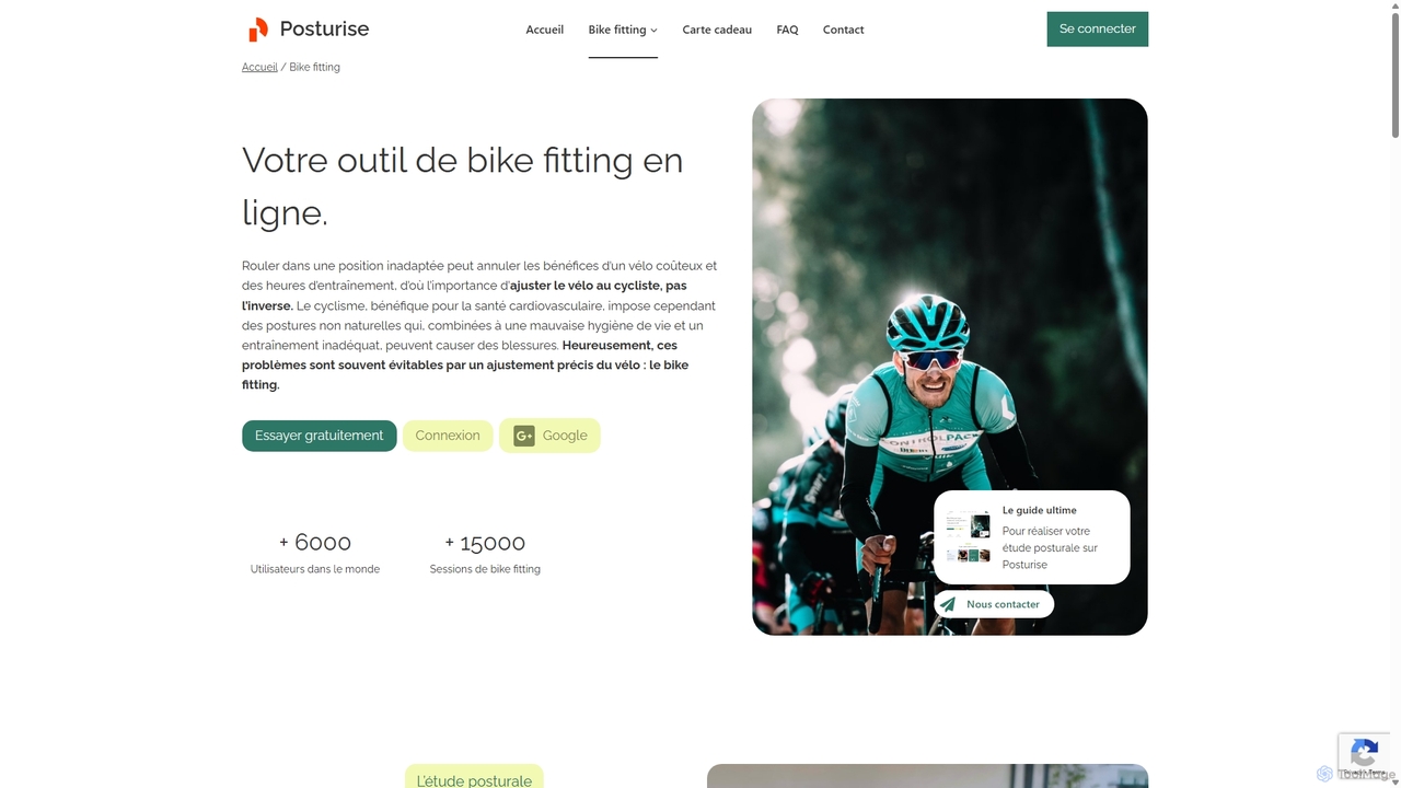 Bike fitting - Posturise for Posturise