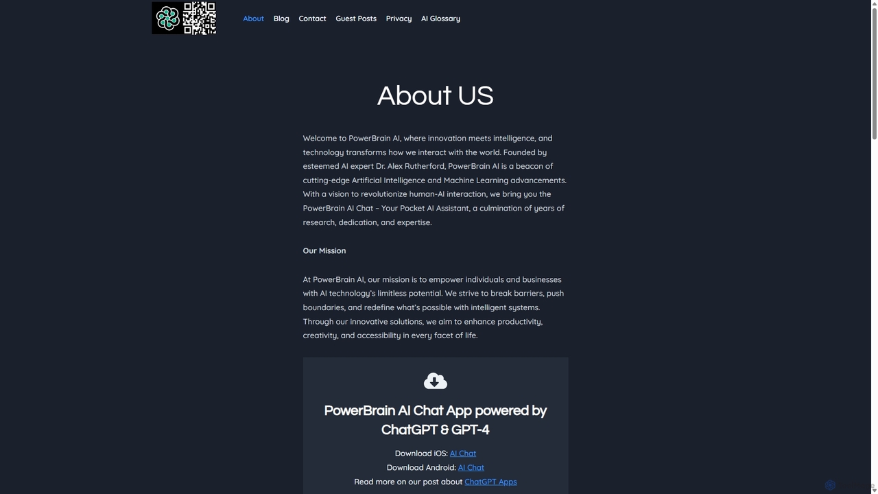 About - PowerBrain Ask AI Chat Assistant & Chatbot for PowerBrain AI