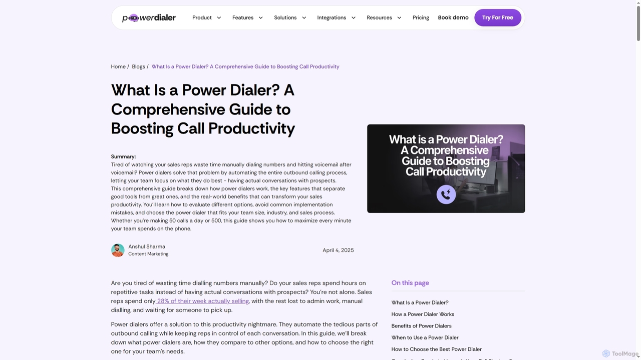 What Is a Power Dialer? Guide to Boosting Call Productivity for PowerDialer