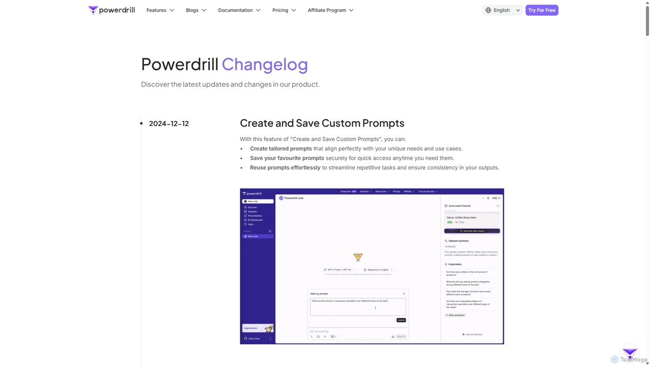 Powerdrill - AI for Data Analysis for Powerdrill