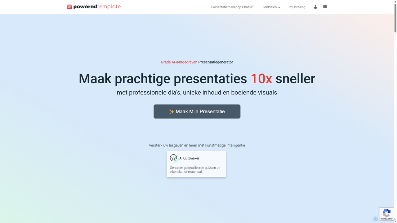Gratis AI Presentatie Maker - Maak Indrukwekkende Presentaties | PoweredTemplate for PoweredTemplate AI Presentation Maker