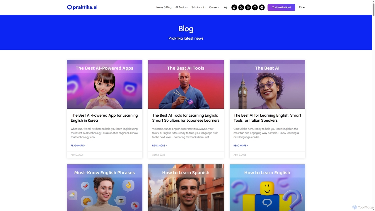 Blog - Praktika App for Praktika