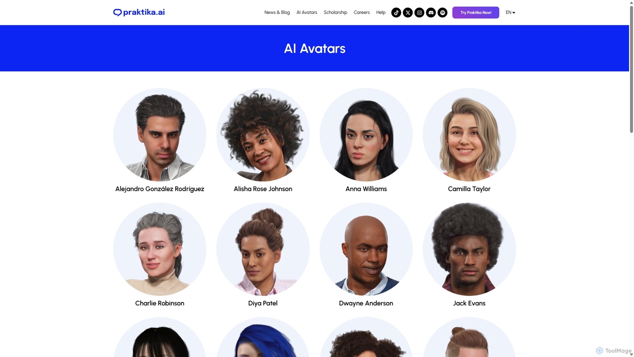 AI Avatars - Praktika App for Praktika