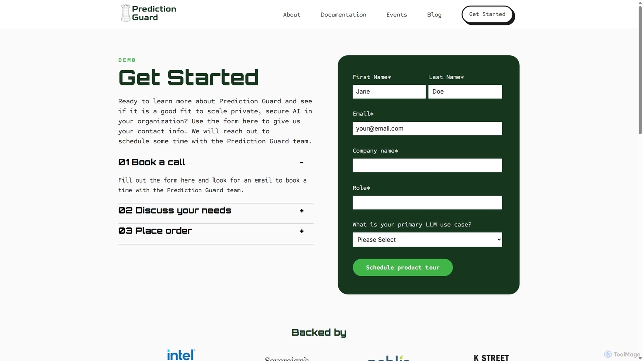 Get Started for Prediction Guard