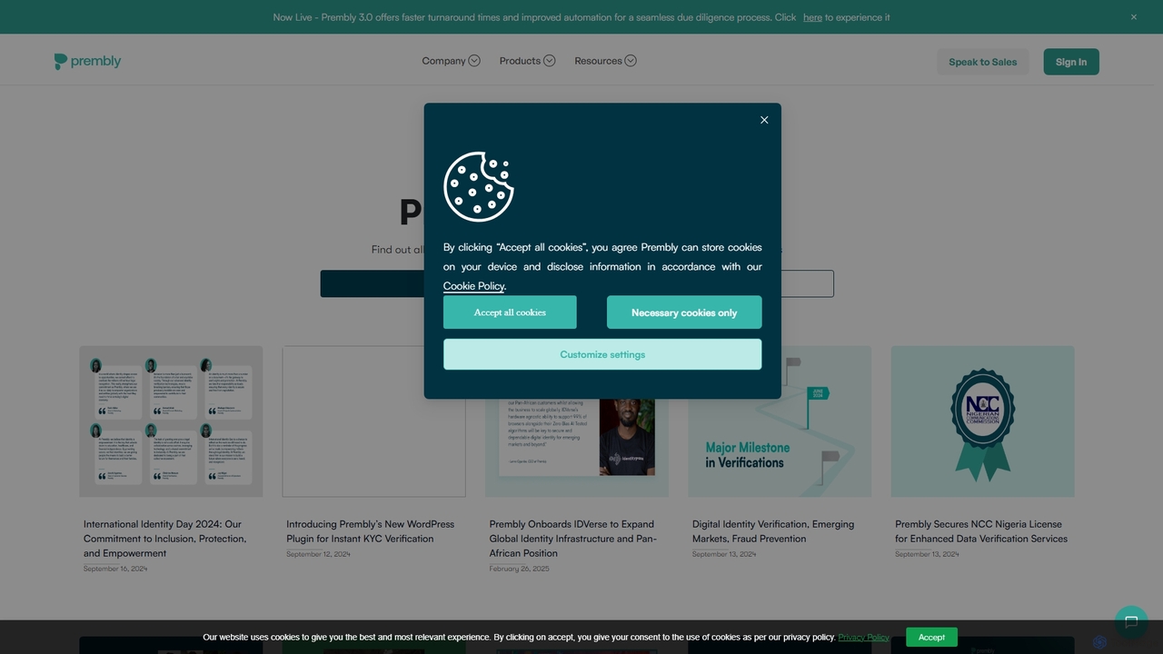 Prembly: Identity Verification and Fraud Prevention Services for Prembly