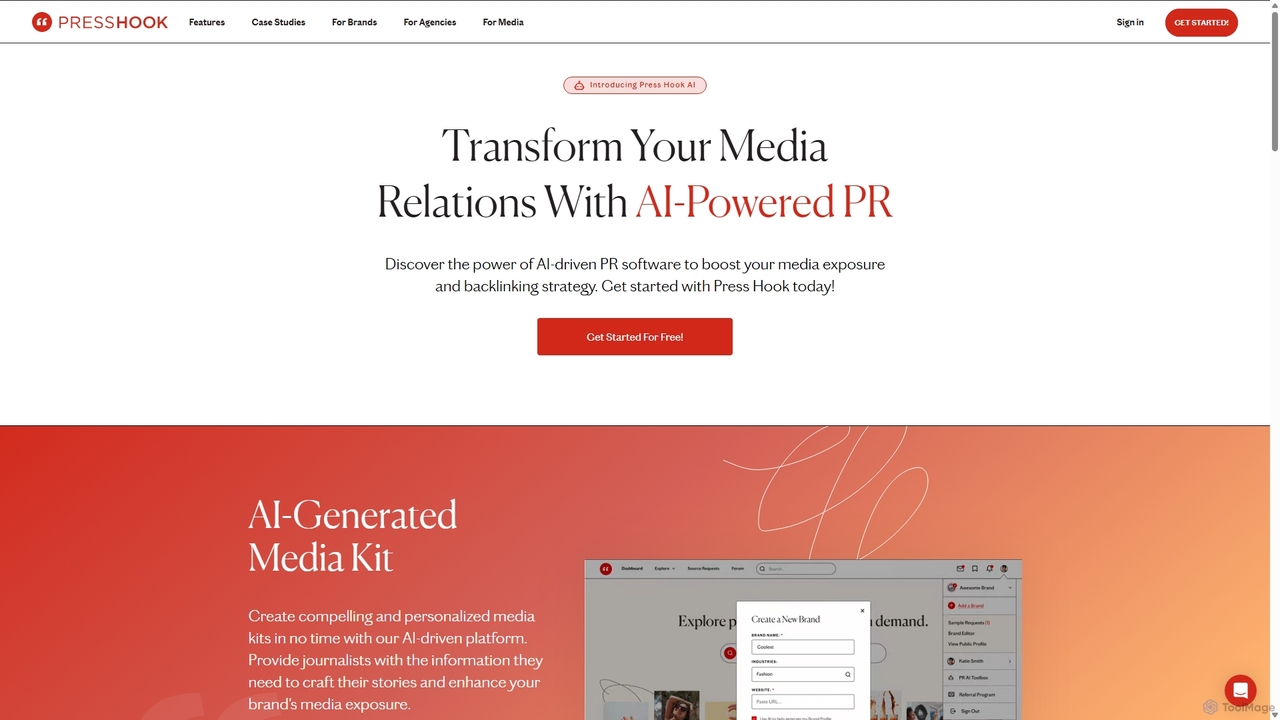 Explore Powerful PR Software Features for Media Relations & Backlinking - Press Hook for Press Hook