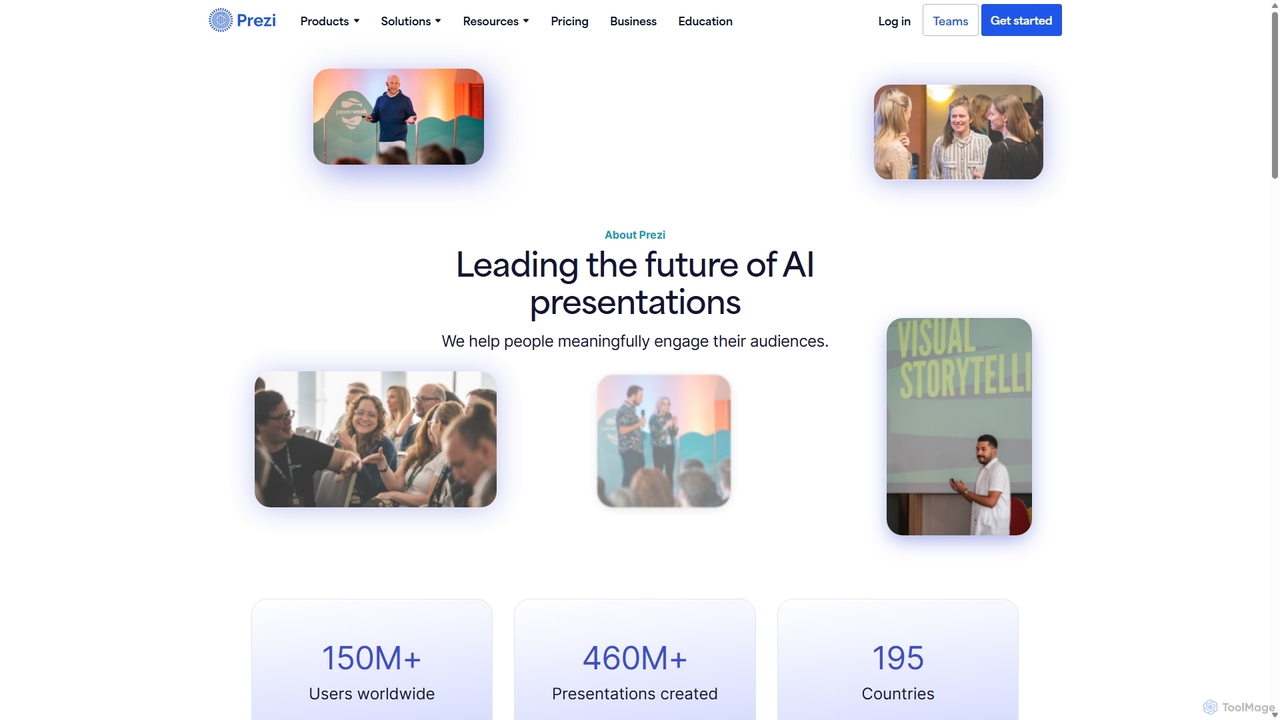 About Prezi | AI presentations that engage your audience in minutes for Prezi