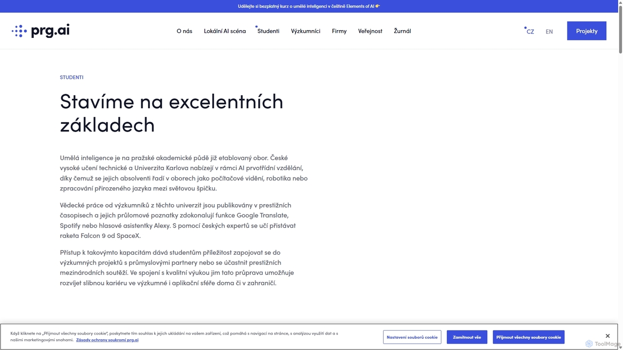 Studenti – prg.ai for Prg.ai