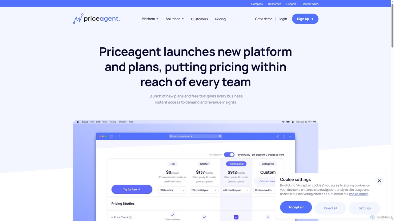 Priceagent launches new platform and plans, putting pricing within reach of every team | Priceagent for Priceagent