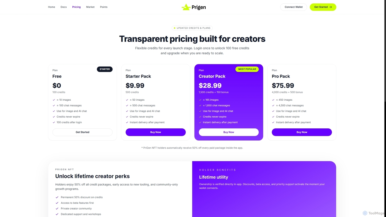 Pricing | PriGen for Prigen