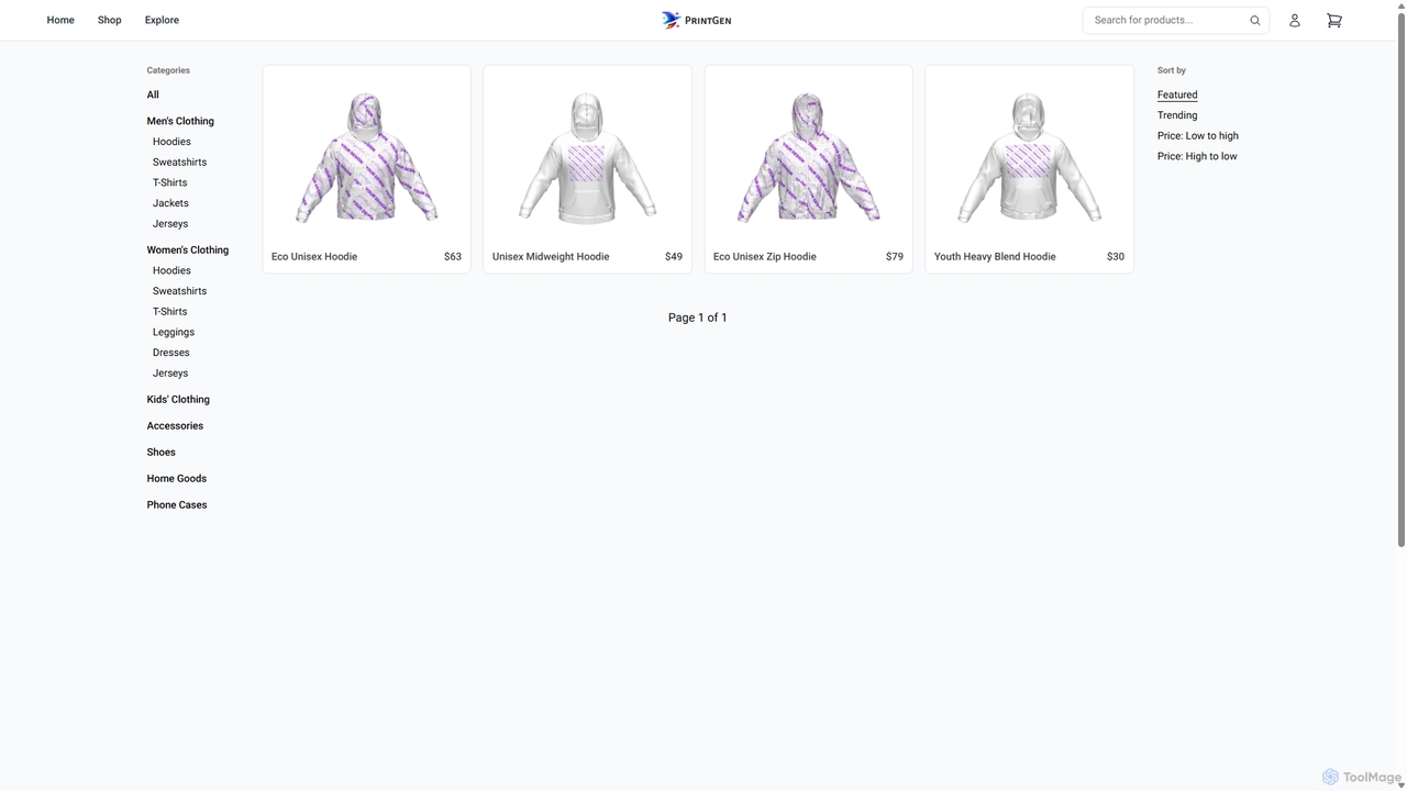 Hoodies | PrintGen for PrintGen