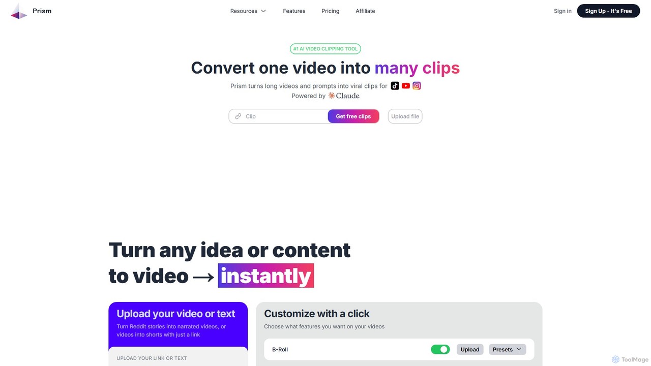 Prism Clips
