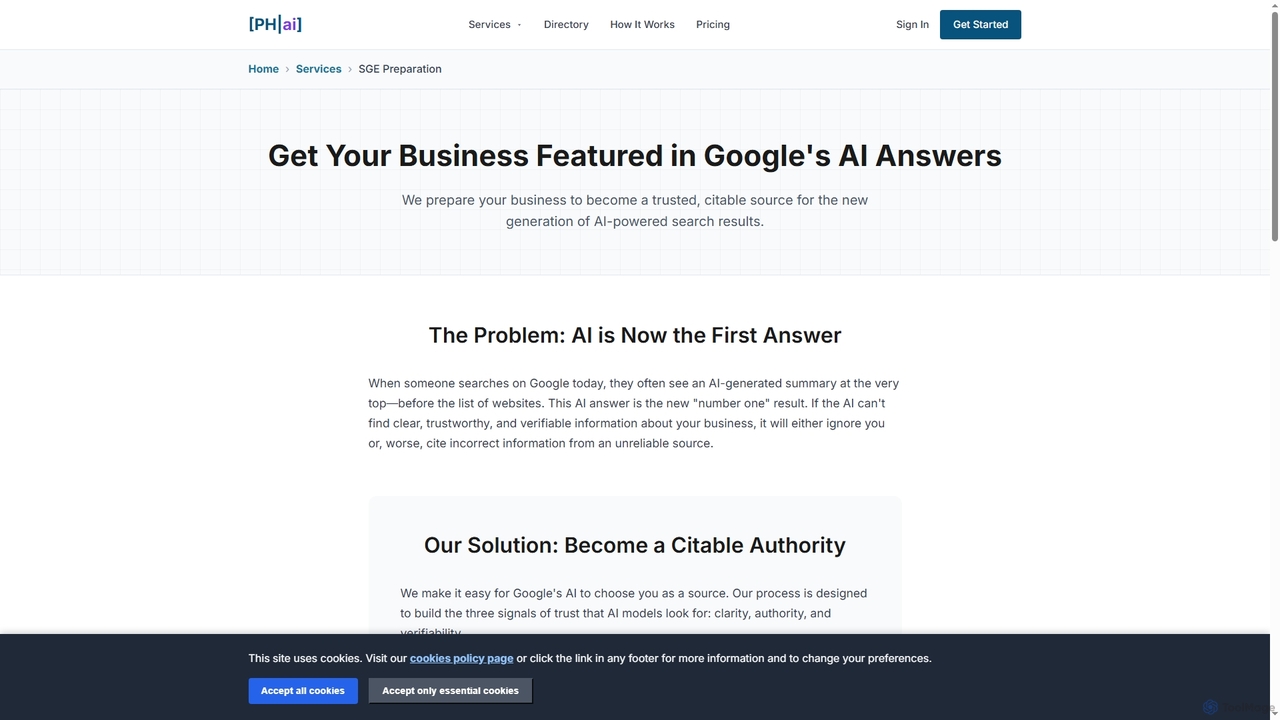 Google AI Answers | Get Your Business Featured in AI Search for PrivateHub