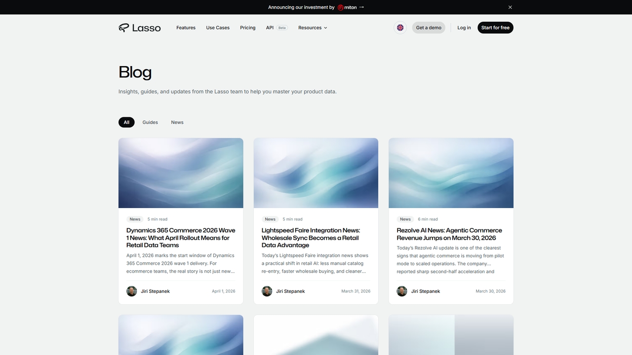 Lasso Blog | Ecommerce Product Data Tips, Guides & AI Insights for ProductLasso