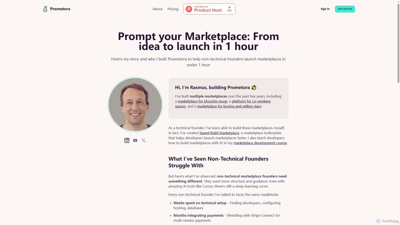 About Prometora | Our Mission to Democratize Marketplace Building for Prometora