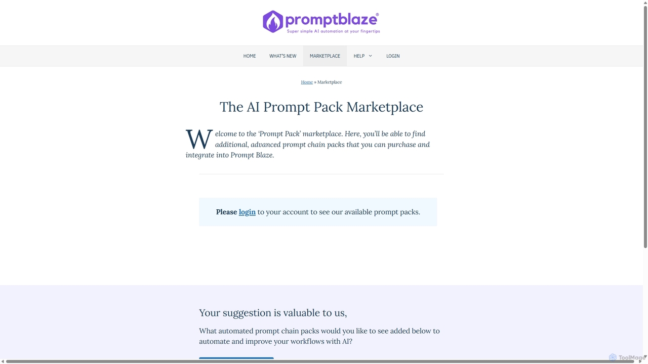 Prompts Marketplace — Prompt Blaze for PromptBlaze