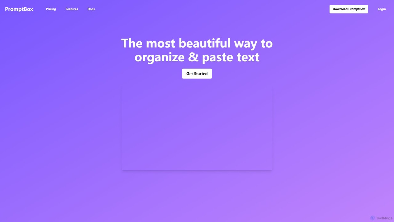 PromptBox