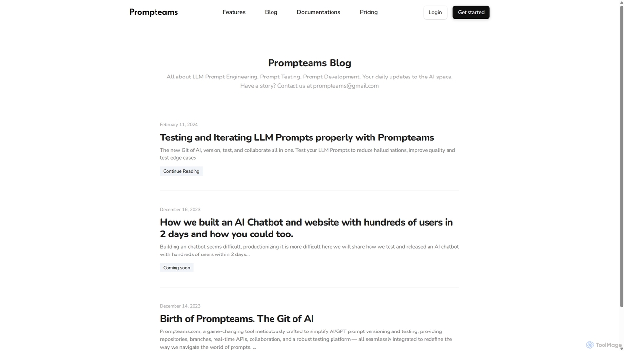 Prompteams Blog - LLM Prompts testing & versioning for Prompteams