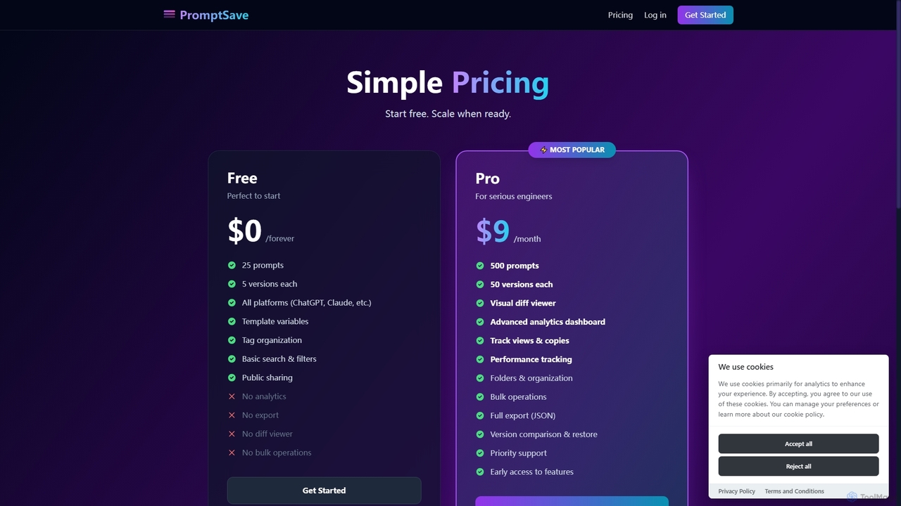 PromptSave - AI Prompt Management for PromptSave
