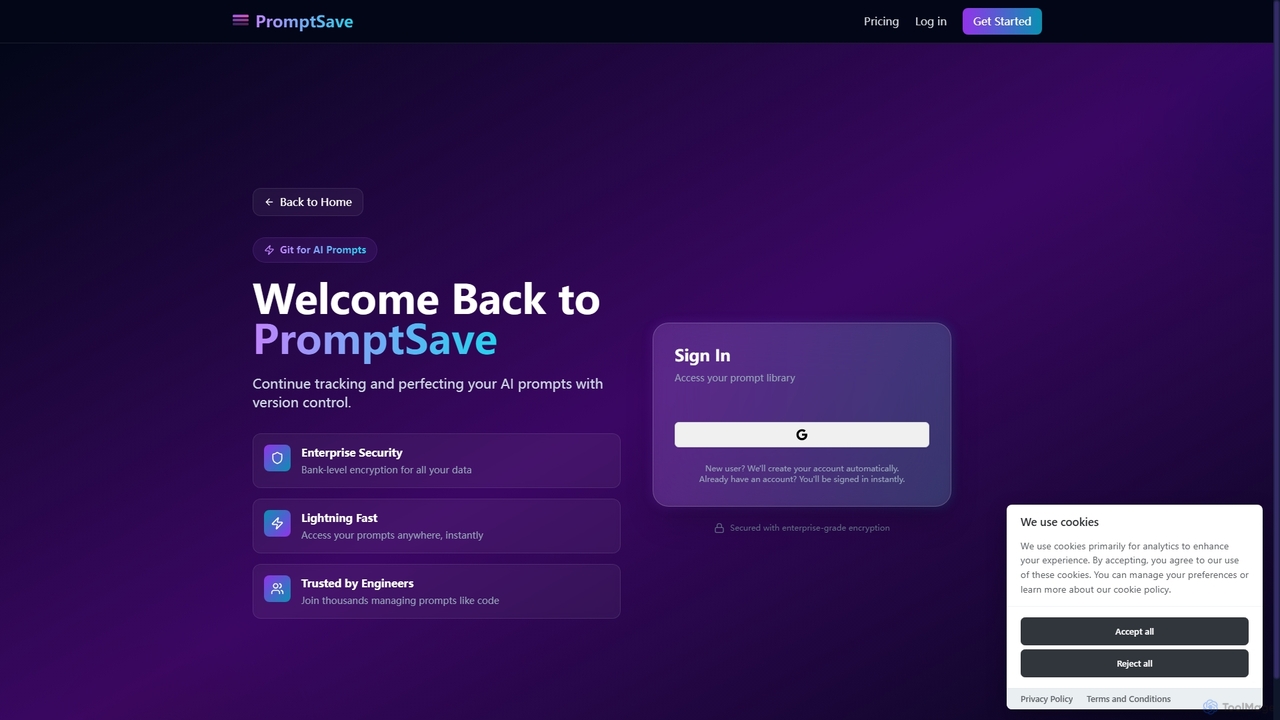 PromptSave - AI Prompt Management for PromptSave