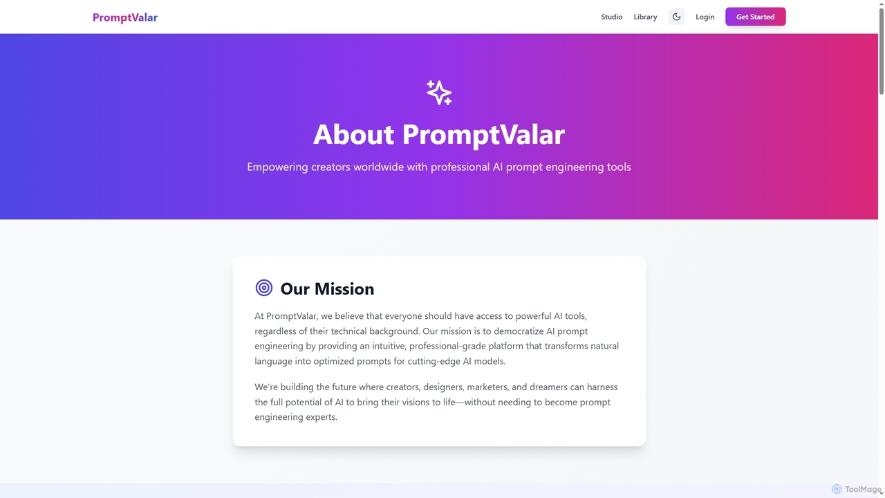About Us - PromptValar | PromptValar for PromptValar