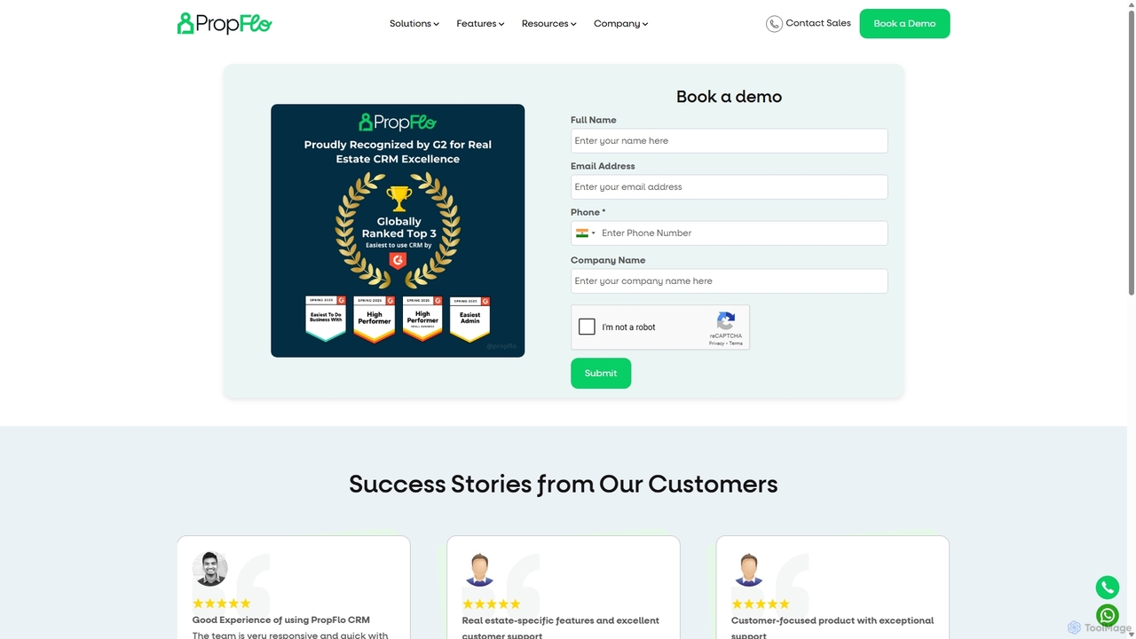 Request Demo - PropFlo for PropFlo