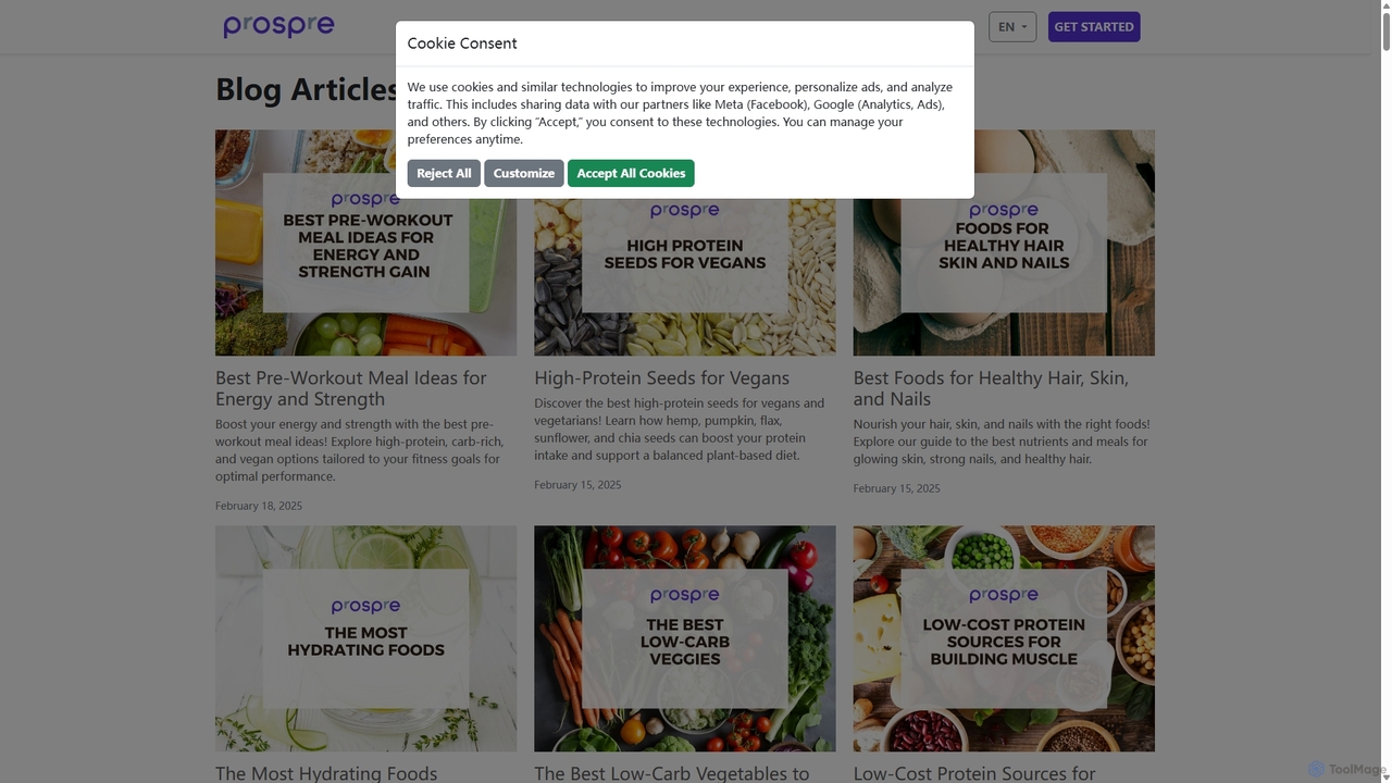 Prospre Blog for Prospre