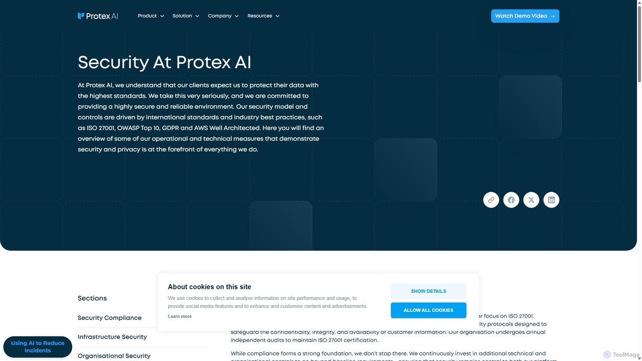 Security At Protex AI for Protex AI