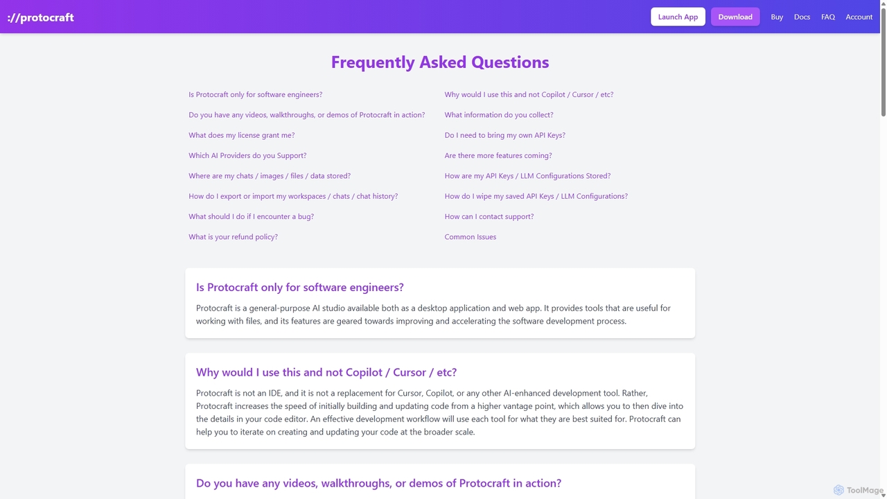 Protocraft AI for Protocraft AI
