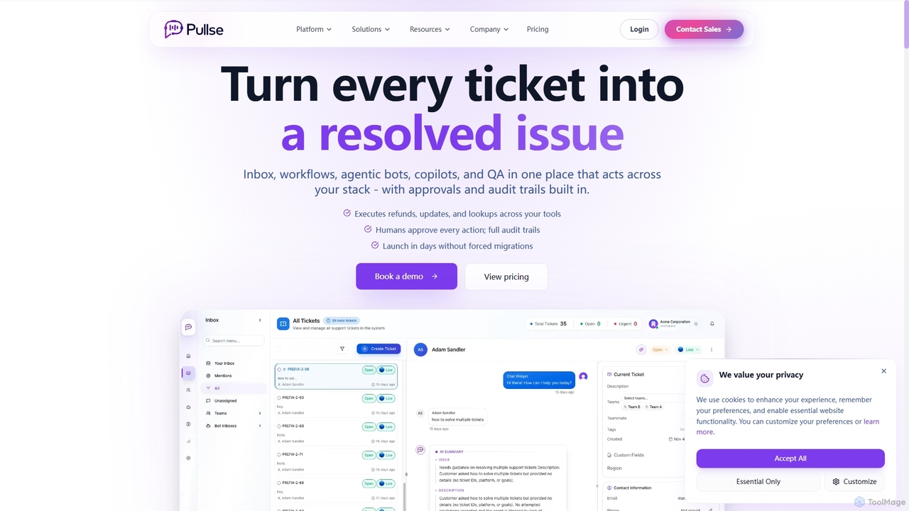 Product | Pullse - Complete AI-Powered Support Platform for Pullse