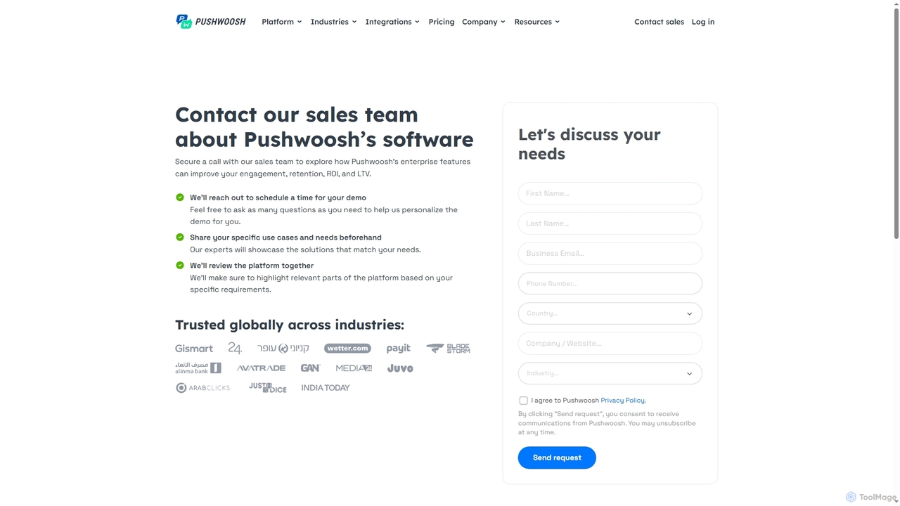 Request a Pushwoosh demo for Pushwoosh