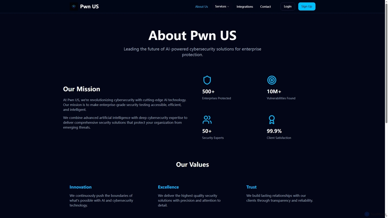 Pwn US - AI-Powered Enterprise Cybersecurity Platform for Pwnus