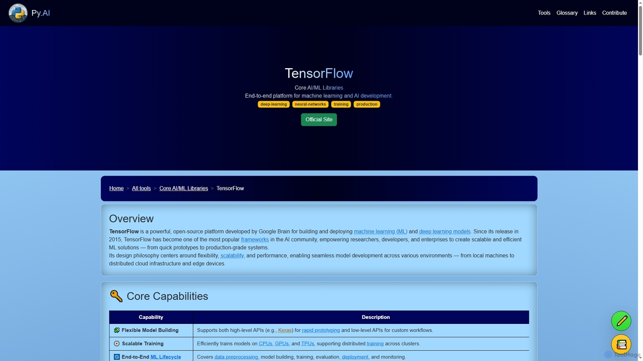 TensorFlow – Deep Learning Framework | Py.AI for Py