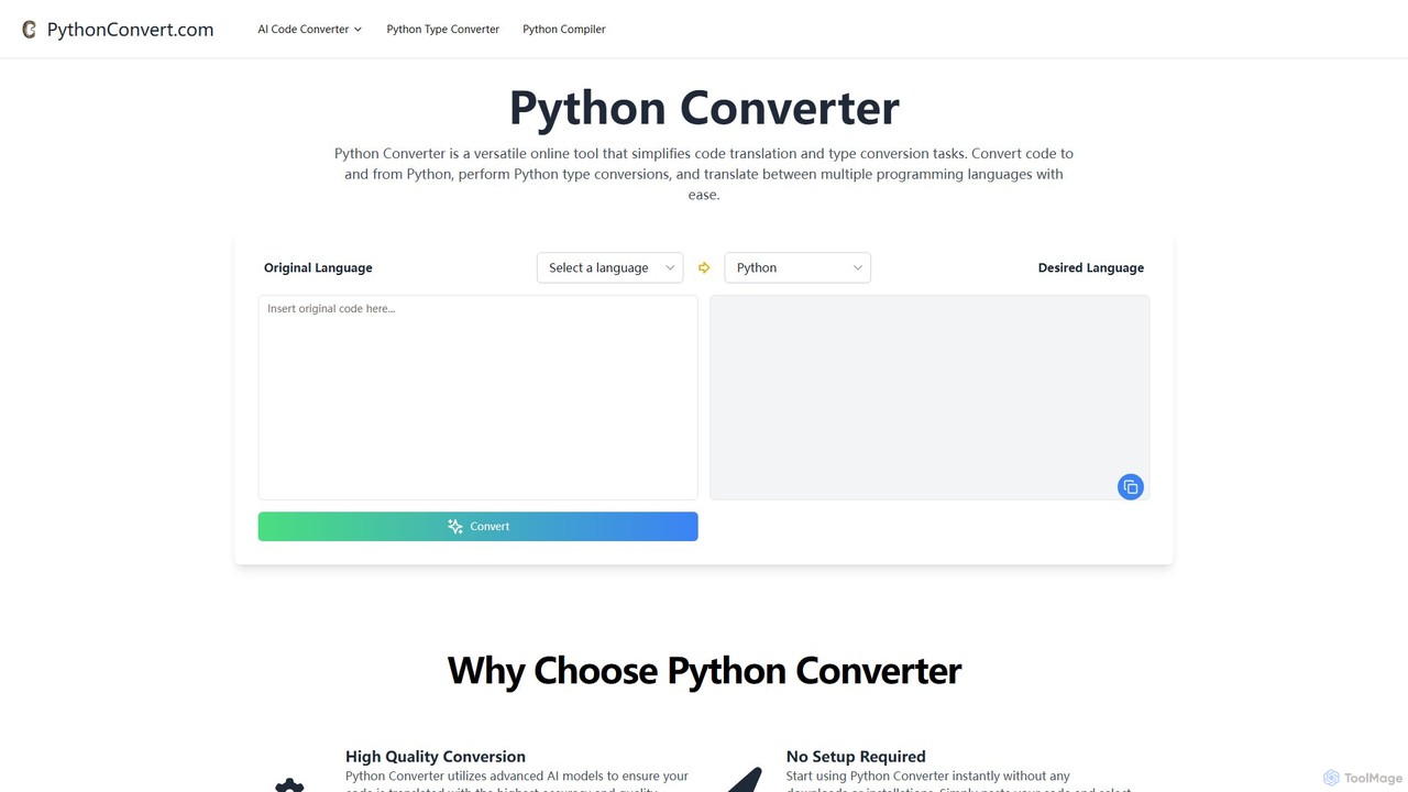 pythonconvert
