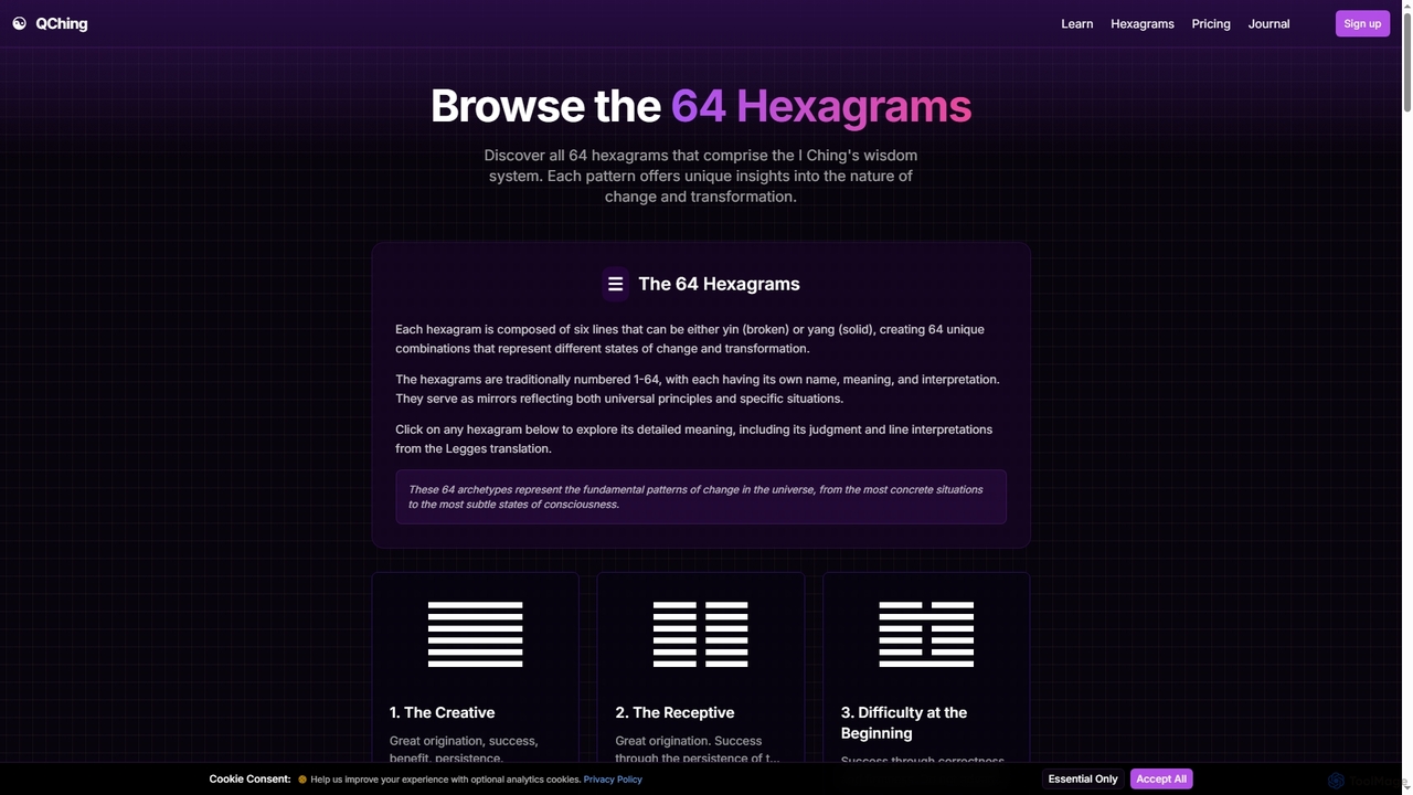 64 Hexagrams | QChing for QChing
