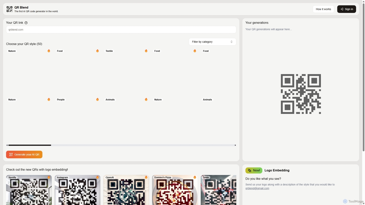 QR Blend
